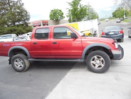 2001 TOYOTA TACOMA SR5 PRERUNNER BURGUNDY DOUBLE CAB 3.4L AT 2WD Z17682
